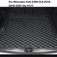 Tapis de Coffre Mercedes CLK C209 CLS X218 C218 CLA Cuir - vue de face - Becquet Voiture
