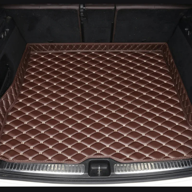 Tapis de Coffre Mercedes GLK GLS GL Cuir Artificiel - installé sur véhicule 2 - Becquet Voiture