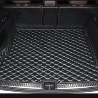 Tapis de Coffre Mercedes GLK GLS GL Cuir Artificiel - vue de face - Becquet Voiture