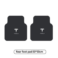 Tapis de Sol Antidérapants Tesla Model 3 S X Y - détail du montage - Becquet Voiture