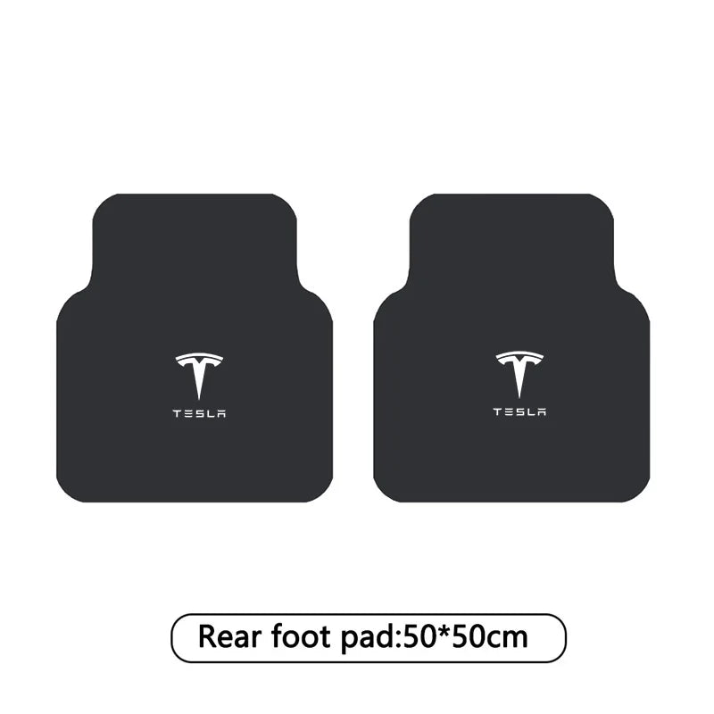 Tapis de Sol Antidérapants Tesla Model 3 S X Y - détail du montage - Becquet Voiture