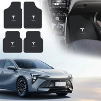Tapis de Sol Antidérapants Tesla Model 3 S X Y - installé sur véhicule - Becquet Voiture
