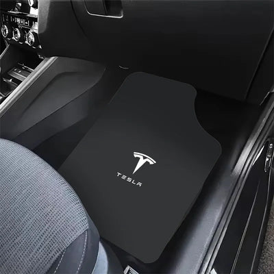 Tapis de Sol Antidérapants Tesla Model 3 S X Y - vue de trois-quarts - Becquet Voiture