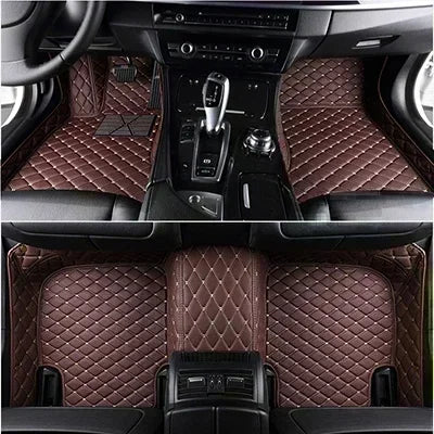 Tapis de Sol BMW Série 1 E81 E82 E87 E88 F20 Cuir - en situation - Becquet Voiture