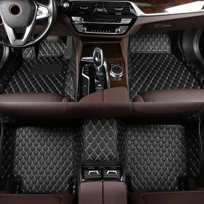 Tapis de Sol BMW Série 1 E81 E82 E87 E88 F20 Cuir - packshot studio - Becquet Voiture