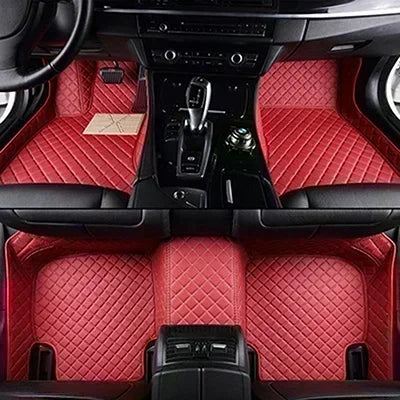 Tapis de Sol BMW Série 1 E81 E82 E87 E88 F20 Cuir - vue de profil 2 - Becquet Voiture