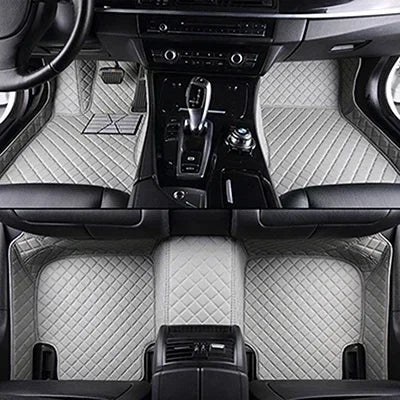 Tapis de Sol BMW Série 1 E81 E82 E87 E88 F20 Cuir - vue rapprochée - Becquet Voiture