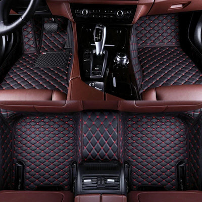 Tapis de Sol BMW Série 5 E39 E60 F10 G30 G60 Kit 3 Pièces - installé sur véhicule 2 - Becquet Voiture