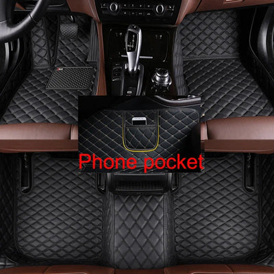Tapis de Sol BMW Série 5 E39 E60 F10 G30 G60 Kit 3 Pièces - vue arrière - Becquet Voiture