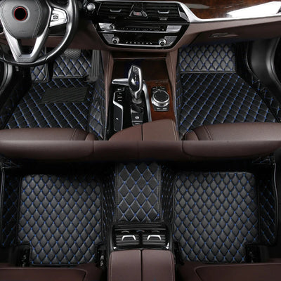 Tapis de Sol BMW Série 5 E39 E60 F10 G30 G60 Personnalisé - en situation - Becquet Voiture