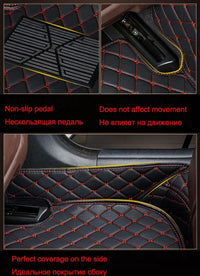 Tapis de Sol BMW X3 E83 F25 G01 G45 Personnalisé Cuir - packshot studio 2 - Becquet Voiture