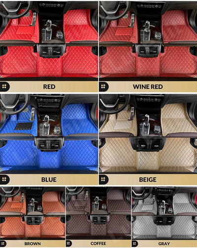 Tapis de Sol et Coffre Mercedes GLC X253 2016-2022 Cuir - en situation 2 - Becquet Voiture