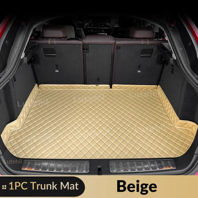 Tapis de Sol et Coffre Mercedes GLC X253 2016-2022 Cuir - en situation 4 - Becquet Voiture