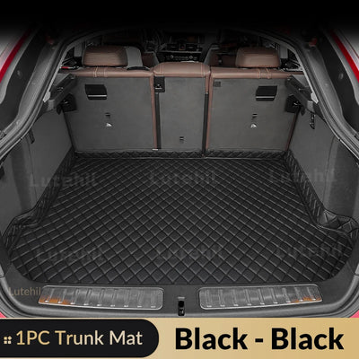 Tapis de Sol et Coffre Mercedes GLC X253 2016-2022 Cuir - en situation 5 - Becquet Voiture