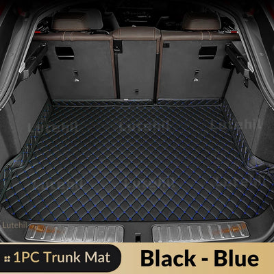 Tapis de Sol et Coffre Mercedes GLC X253 2016-2022 Cuir - installé sur véhicule 4 - Becquet Voiture