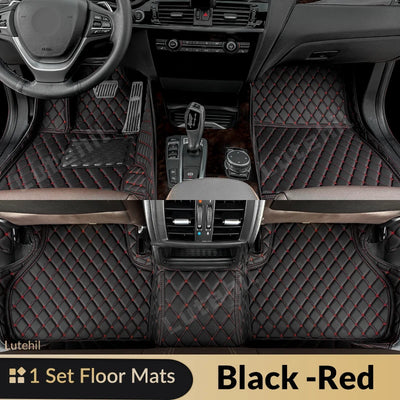 Tapis de Sol et Coffre Mercedes GLC X253 2016-2022 Cuir - installé sur véhicule 6 - Becquet Voiture