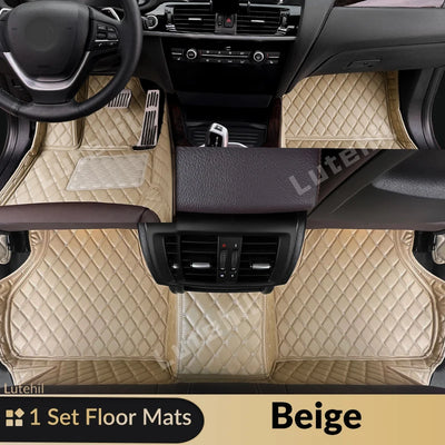 Tapis de Sol et Coffre Mercedes GLC X253 2016-2022 Cuir - packshot studio 3 - Becquet Voiture