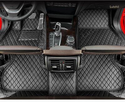 Tapis de Sol et Coffre Mercedes GLC X253 2016-2022 Cuir - vue arrière 2 - Becquet Voiture