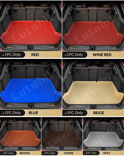 Tapis de Sol et Coffre Mercedes GLC X253 2016-2022 Cuir - vue de profil 3 - Becquet Voiture