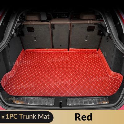 Tapis de Sol et Coffre Mercedes GLC X253 2016-2022 Cuir - vue de profil 6 - Becquet Voiture