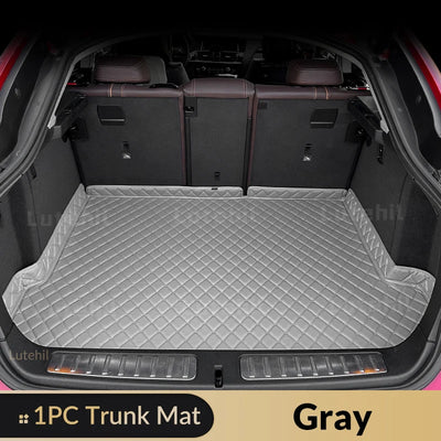 Tapis de Sol et Coffre Mercedes GLC X253 2016-2022 Cuir - vue rapprochée 3 - Becquet Voiture