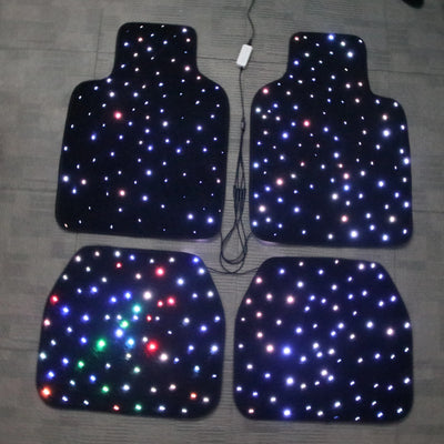Tapis de Sol LED Fibre Optique à Effet Lumineux - packshot studio - Becquet Voiture