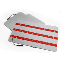 Tapis de Sol LED Voiture Personnalisé Télécommande RF - vue rapprochée - Becquet Voiture