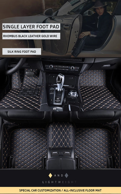 Tapis de Sol Mercedes Classe A W169 W176 W177 - vue de dessus - Becquet Voiture