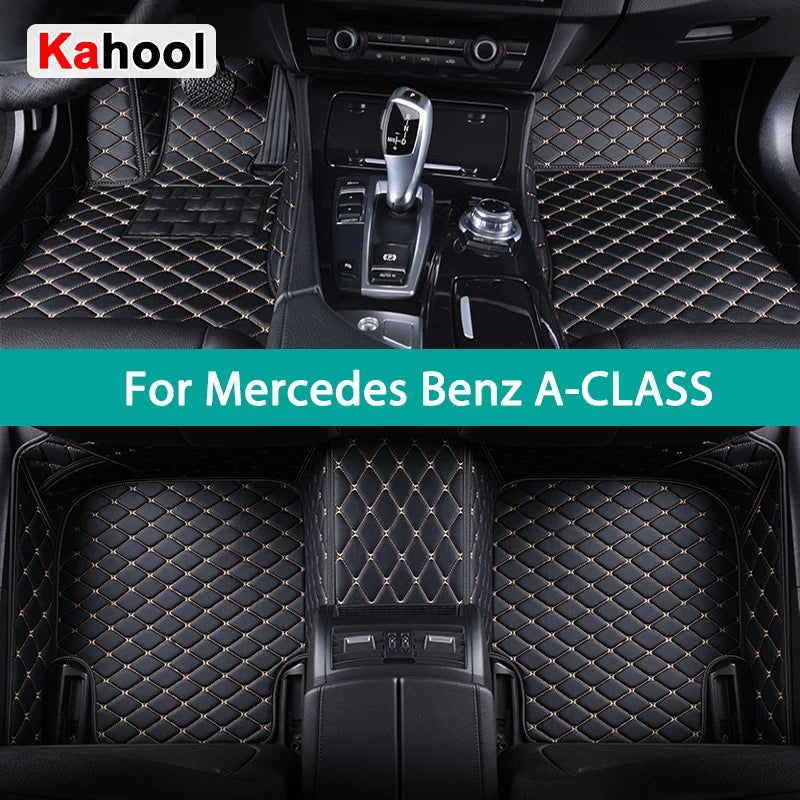 Tapis de Sol Mercedes Classe A W169 W176 W177 - vue de face - Becquet Voiture