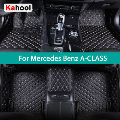 Tapis de Sol Mercedes Classe A W169 W176 W177 - vue de face - Becquet Voiture