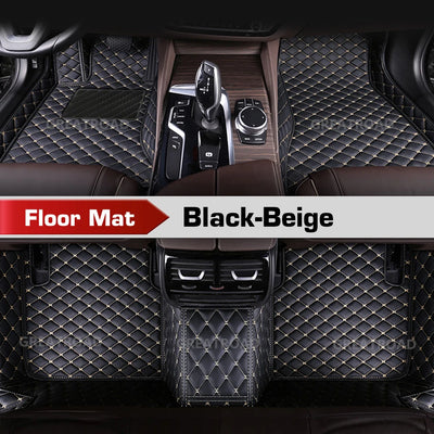 Tapis de Sol Mercedes Classe C W205 2014-2021 - détail du montage 2 - Becquet Voiture