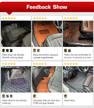 Tapis de Sol Mercedes Classe C W205 2014-2021 - détail du montage - Becquet Voiture