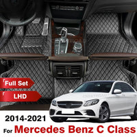 Floor Mats Mercedes C-Class W205 2014-2021 - front view - Becquet Voiture