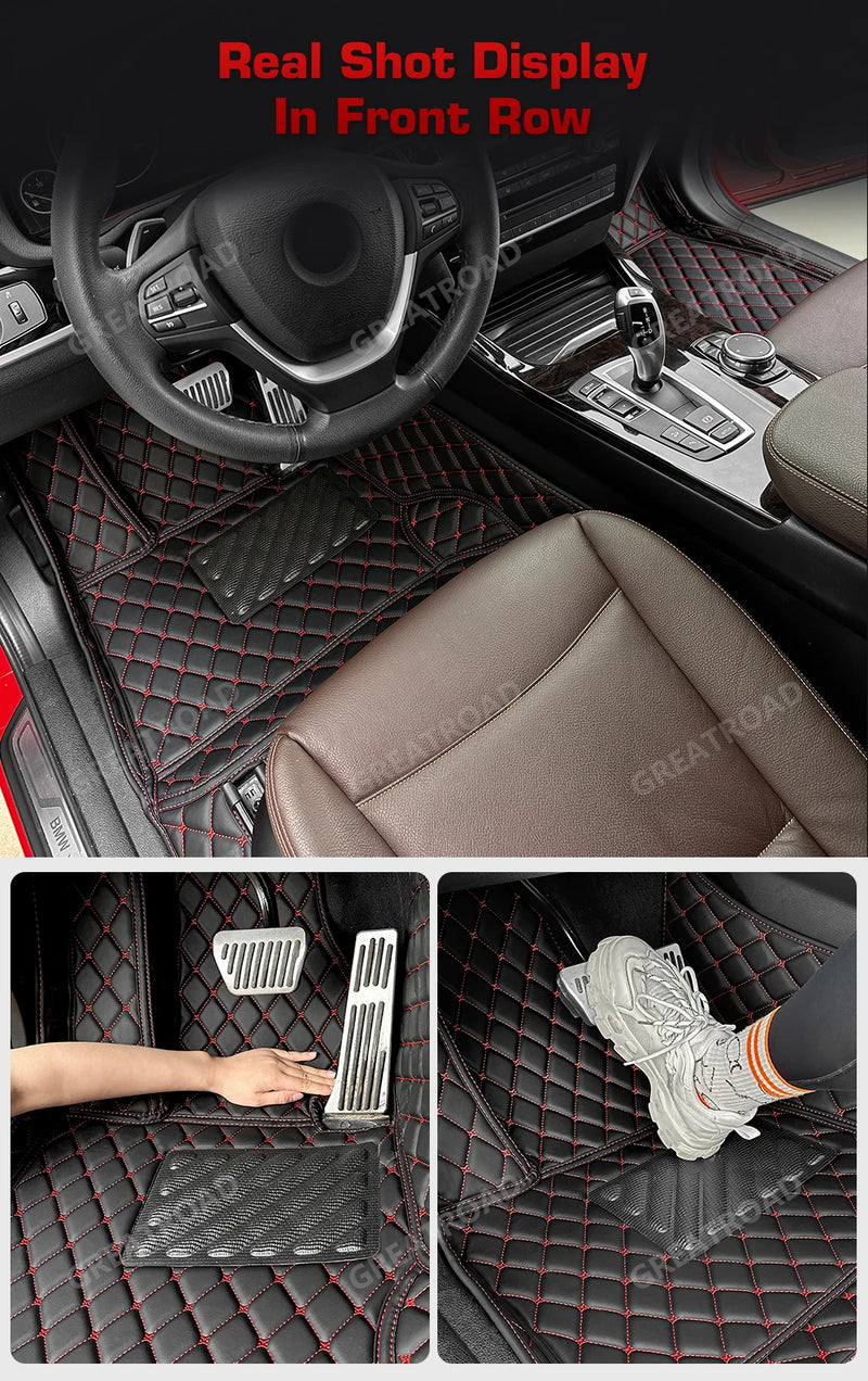 Floor Mats Mercedes C-Class W205 2014-2021 - close-up view - Becquet Voiture