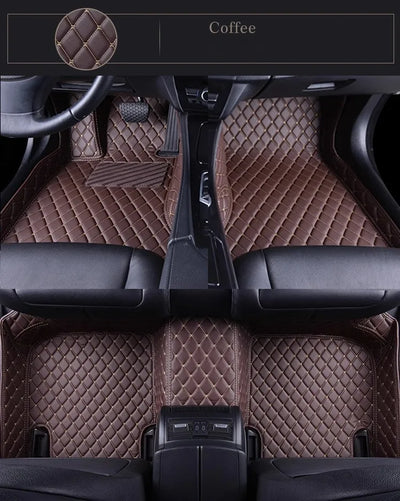 Tapis de Sol Mercedes Classe E W211 W212 W213 Cuir 3D - en situation - Becquet Voiture