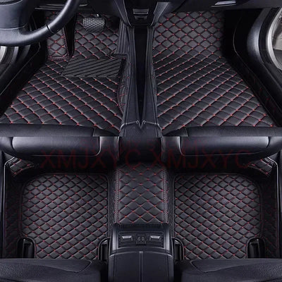 Tapis de Sol Mercedes Classe E W211 W212 W213 Cuir 3D - installé sur véhicule - Becquet Voiture