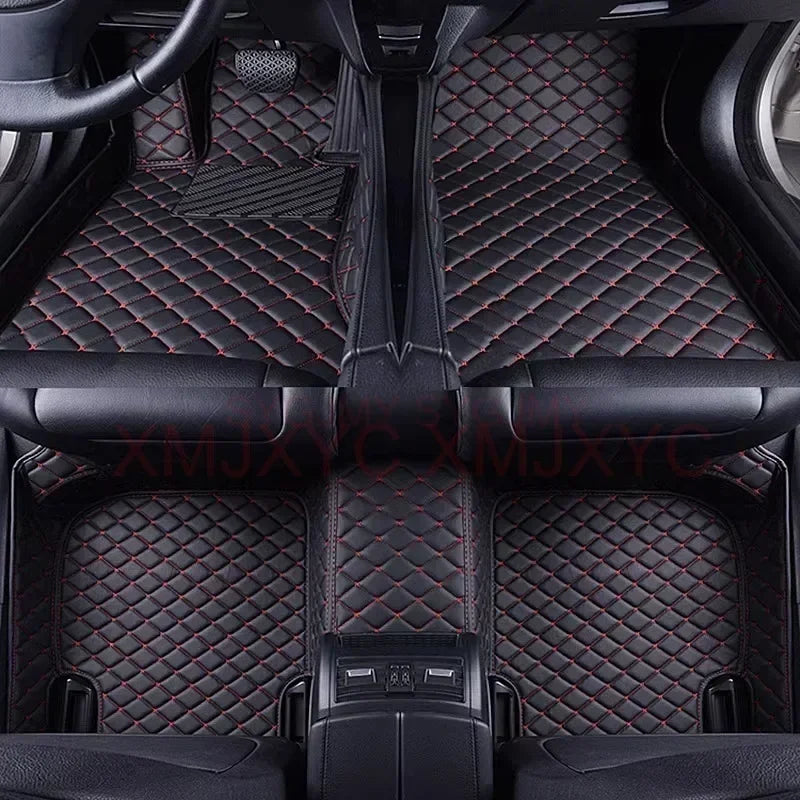Tapis de Sol Mercedes Classe E W211 W212 W213 Cuir 3D - installé sur véhicule - Becquet Voiture