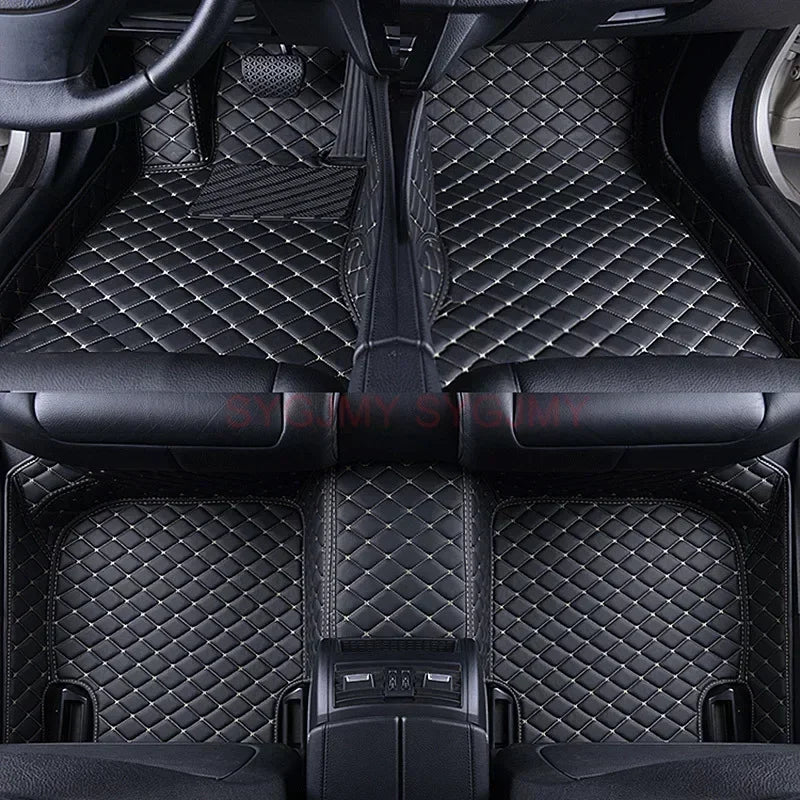 Tapis de Sol Mercedes Classe E W211 W212 W213 Cuir 3D - vue arrière 2 - Becquet Voiture