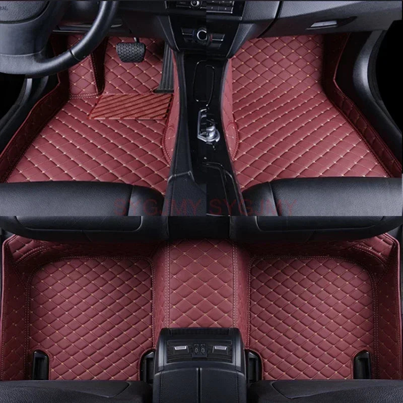 Tapis de Sol Mercedes Classe E W211 W212 W213 Cuir 3D - vue de dessus 2 - Becquet Voiture