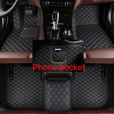 Tapis de Sol Mercedes Classe E W211 W212 W213 W214 Kit 3 Pièces - vue arrière - Becquet Voiture