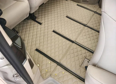Tapis de Sol Mercedes Classe V Vito W447 7-8 Places - détail du montage 2 - Becquet Voiture