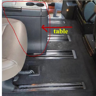 Tapis de Sol Mercedes Classe V Vito W447 7-8 Places - détail du montage - Becquet Voiture