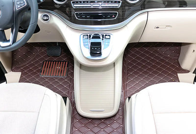 Tapis de Sol Mercedes Classe V Vito W447 7-8 Places - en situation - Becquet Voiture