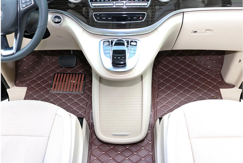 Tapis de Sol Mercedes Classe V Vito W447 7-8 Places - vue arrière - Becquet Voiture