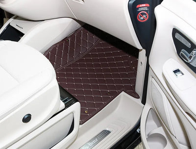 Tapis de Sol Mercedes Classe V Vito W447 7-8 Places - vue de dessus - Becquet Voiture