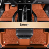 Faux Leather Floor Mats Porsche Cayenne Macan - fitting detail - Becquet Voiture