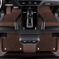 Faux Leather Floor Mats Porsche Cayenne Macan - fitted on vehicle - Becquet Voiture