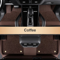 Faux Leather Floor Mats Porsche Cayenne Macan - studio packshot - Becquet Voiture