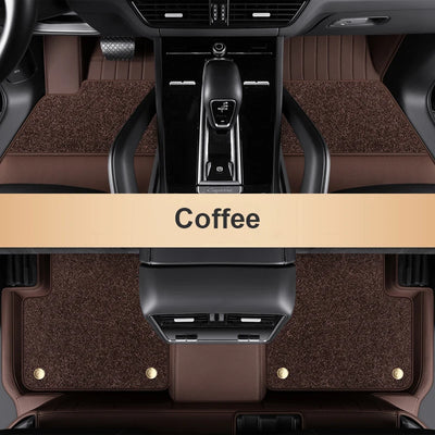 Tapis de Sol Simili Cuir Porsche Cayenne Macan - packshot studio - Becquet Voiture