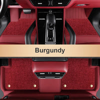 Faux Leather Floor Mats Porsche Cayenne Macan - close-up view - Becquet Voiture